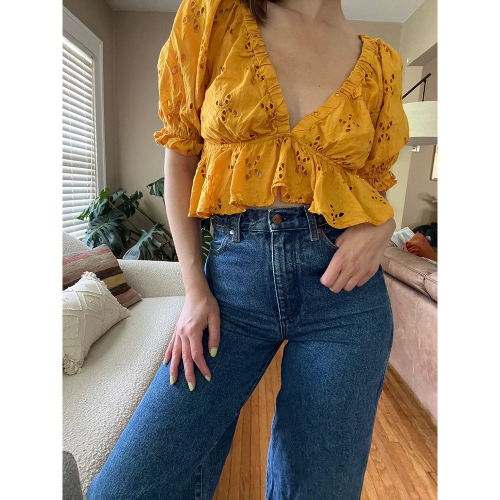 FREE PEOPLE Gardenia Top / Golden Girl